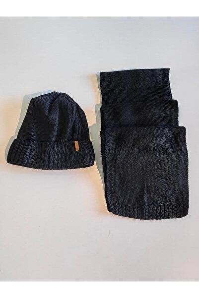 Suyutti Watered Men's Scarf Beret 2-Piece Suit 23390-04-001