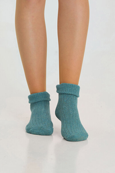 Clandestino Women's Blue Winter Wool Socks