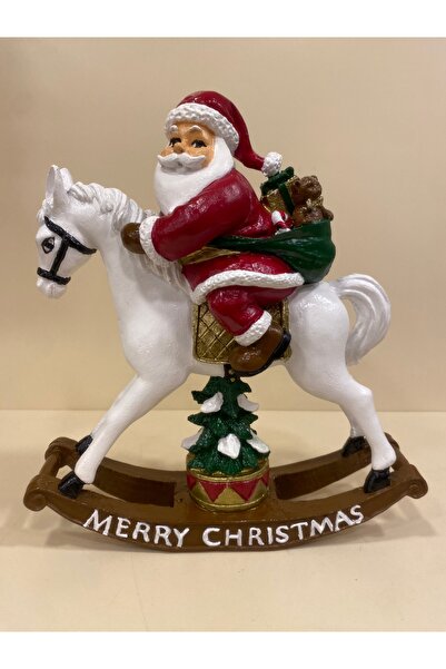 PLUS HOME YILBAŞI SALLANAN AT NOEL BABA EL BOYAMA 30X26 CM