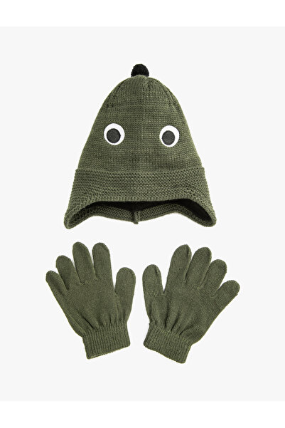 Koton طقم من قطعتين من القبعات والقفازات