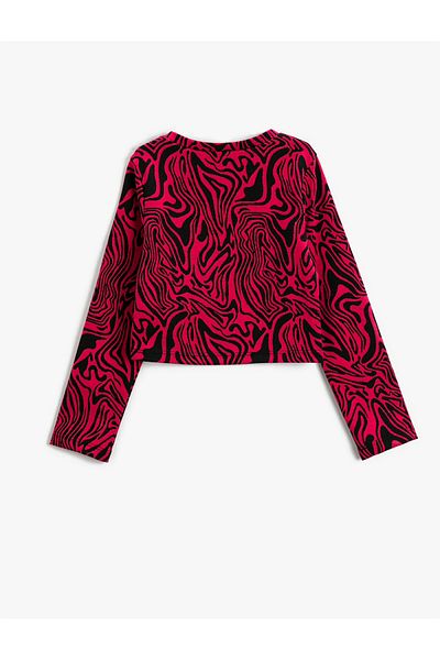 Koton Tricou cu mânecă lungă decupată