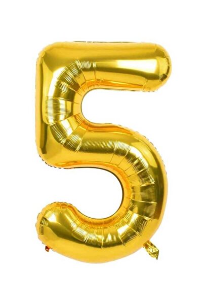 CUGY بالون فويل متوافق مع الهيليوم مقاس 100 سم باللون الذهبي