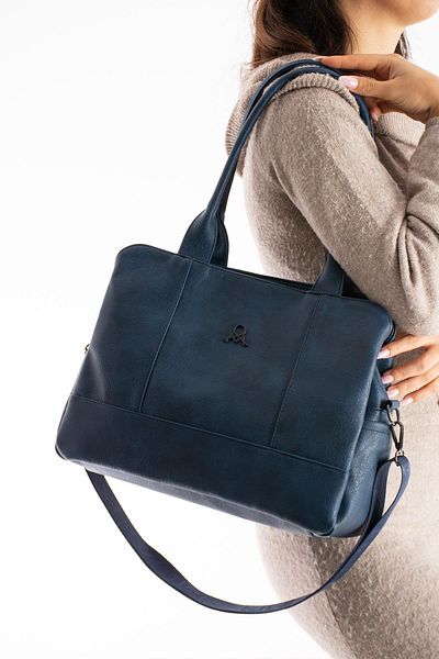 H&D COLLECTİON Geantă de umăr mare din piele moale 643