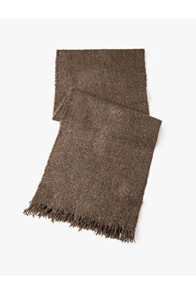 Koton Scarf Long Textured Tassel Detailed Acrylic Blended