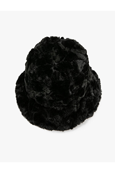 Koton Winter Plush Bucket Hat