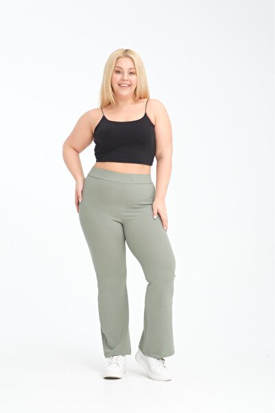 SERRA BÜYÜK BEDEN Large Size Spanish Leg Leg Tights