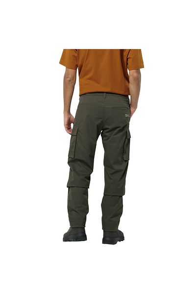 Jack Wolfskin Erkek في الهواء الطلق Pantolon Arctic Road Cargo Haki
