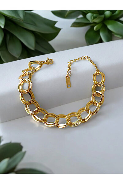Marlenka Çelik Halka Zincir Bileklik