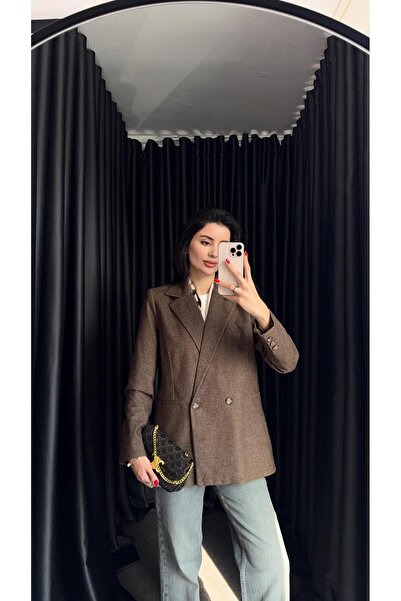 HAZELANNA Premium Coffee Blazer