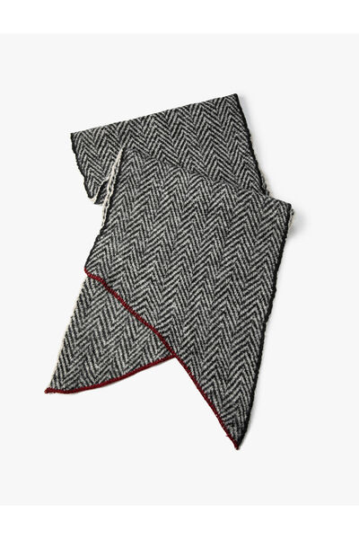 Koton Eșarfă Moale Texturată Croială Asimetrică
