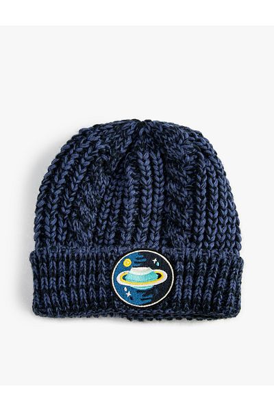 Koton Basic Beret with Applique Detail
