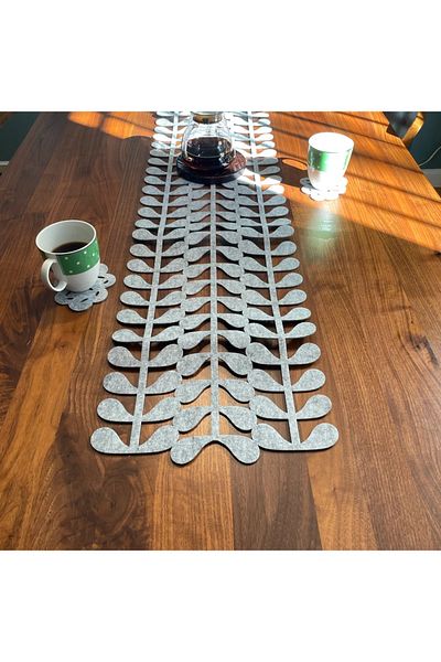EVYA Τραπεζαρία 40x110 cm White Drop Model - Αμερικάνικη Σέρβις