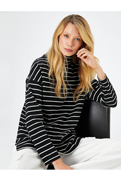 Koton Pulover cu guler rotic cu mânecă lungă, fără umăr