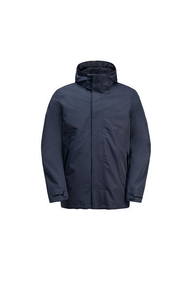 Jack Wolfskin Luntal 3in1 Ανδρικό Μπλε Μπουφάν εξωτερικού χώρου Ανδρικό Μπουφάν εξωτερικού χώρου 1116251-1010