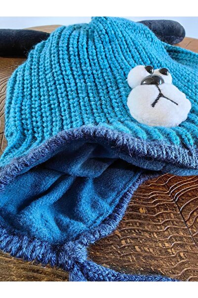 Kitti Kit Boy Inner with Fleece Laces Accessory Beret 24130-10-037 4-8 Years Old