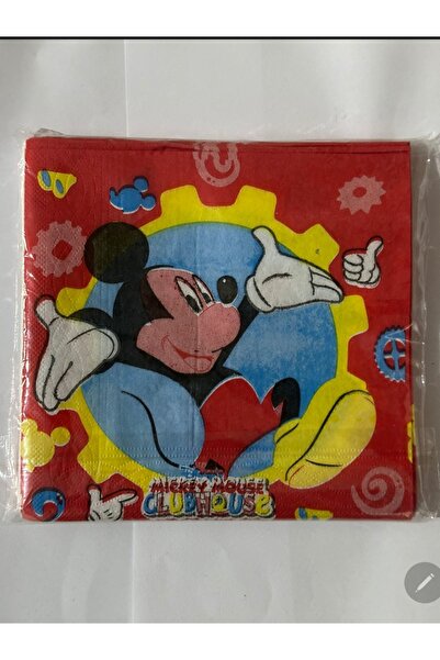 Baloncum Kağıt Peçete 33x33 Cm - 20 Li - Mickey Mause - 33x33 Cm