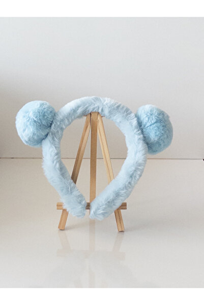 Sweet twins accessories Coroană de pluș cu pompon