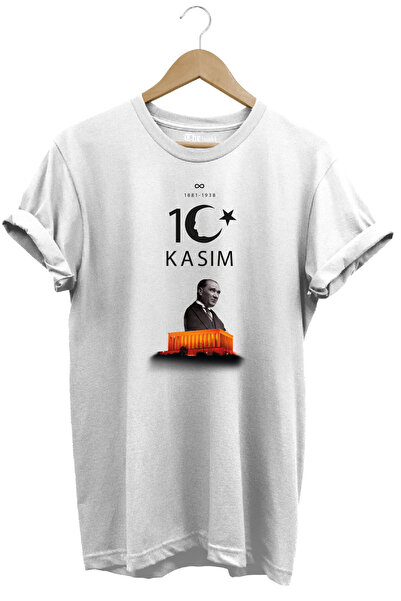 The Baski 10. novembar Ataturk spomenik Turska zastava Štampano 100% pamuk Be...