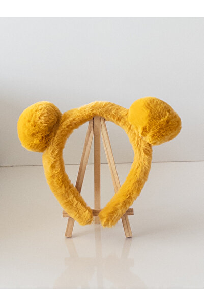 Sweet twins accessories Coroană de pluș cu pompon