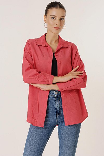 By Saygı Cămașă de bază lungă oversize