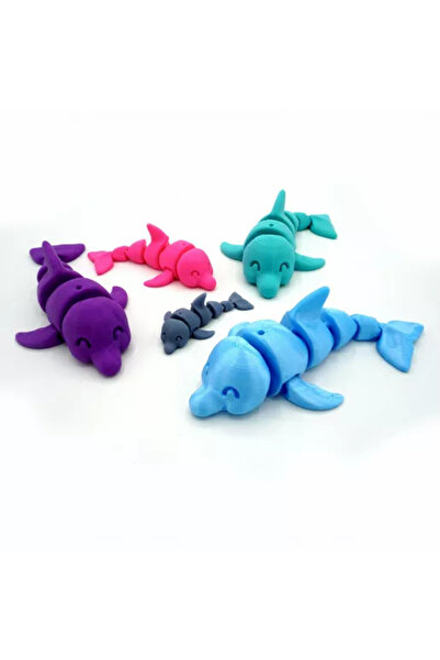 Minyatür Bahçem Minikbahcem Flexi Dolphin - Animated Toy