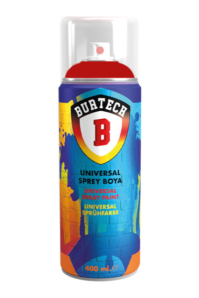 BURTECH Universal Trafik Kırmızısı Sprey Boya