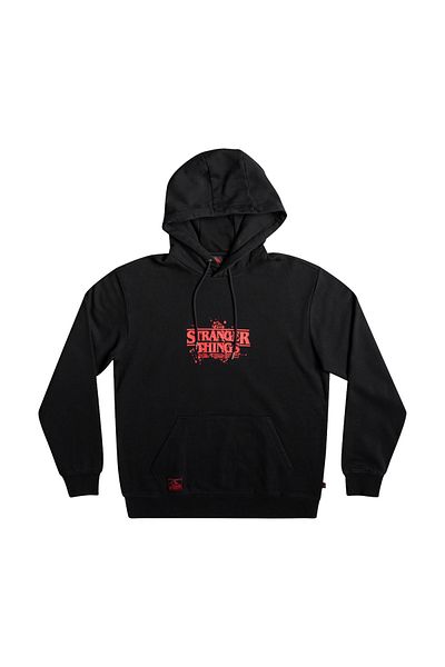 Quiksilver Men's Sweatshirt Official Logo Black Men's Sweatshirt Eqyft04726