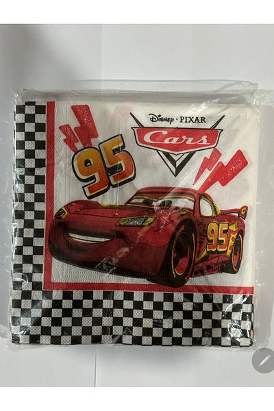 Baloncum Paper Napkin 33X33 cm - 20 Li - Cars - 33X33 cm