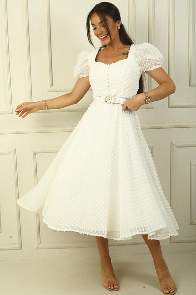 Karen millen white midi dress on sale