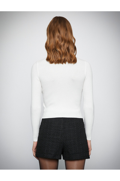 Koton Pulover de damă ecru 3WAK90376HT