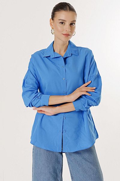 By Saygı Cămașă de bază lungă oversize