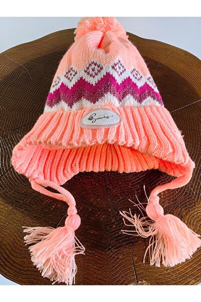 Kitti Kıttı Girl - Fleece Cap, Lace-Up Inside, 4-8 Years, Model 24130-04-173