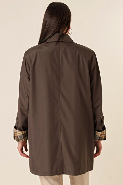 By Saygı Καμπαρντίνα Bondit με επένδυση με φερμουάρ και αξεσουάρ με κασκόλ