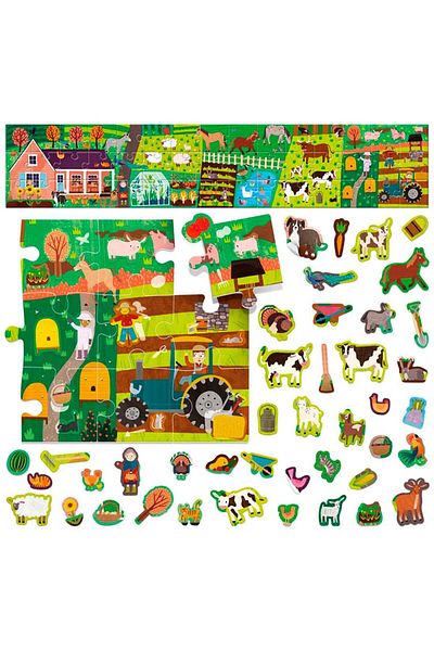 CARIOCA Headu Puzzle Stickers - The Farm (3-6 YEARS)