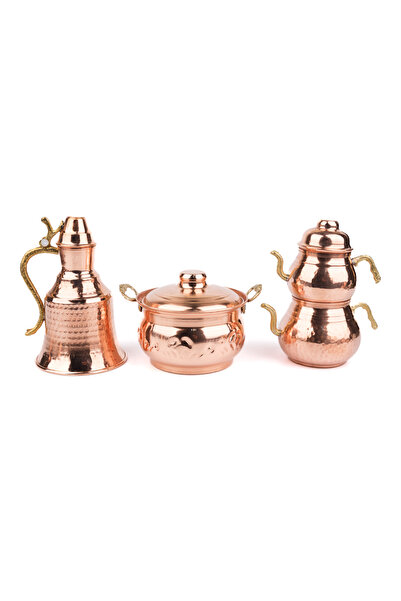 Zinnun BAKIR DEKORATİF BİBLO SET N5
