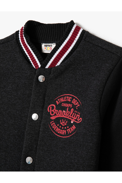 Koton 4wkb10026tk 023 Graue Acryljacke für Jungen