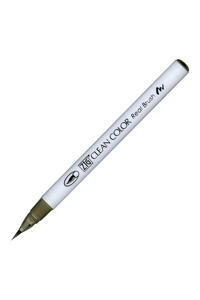 Zig Real Brush Rb-6000At 093 Grn Gray - Brush Tip Clean Color Pen