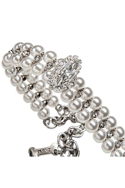 reyselstyle Luxury Cat and Dog Collar with Pearls and Zircon Stones