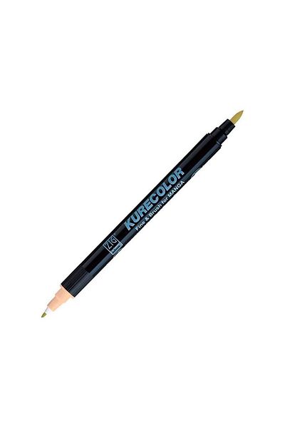 Zig Zıg Kurecolor Cartoonist Fine & Brush Marker Cnkc2200 Double Ended Manga and Graphic Marker No:419 Engli