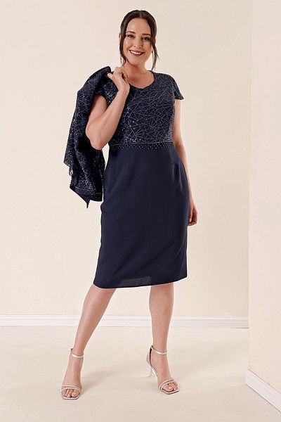 By Saygı Imported Crepe Griter Dress Jacket B.B. Team