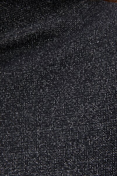 M MOONCOVER Γυναικείο ασημί φόρεμα Mooncover – Lurex με κομψό στυλ