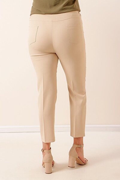 By Saygı Παντελόνι Lycra Plus Size με ελαστική μέση