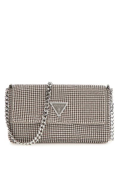 Guess Women's Silver Crossbody Bag - Hwry 9350700 -Sil