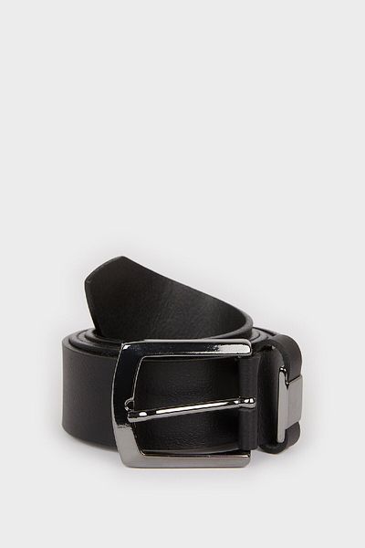 DeFacto Herren-Freizeitgürtel aus Leder mit Neujahrsmotiv D9509axns