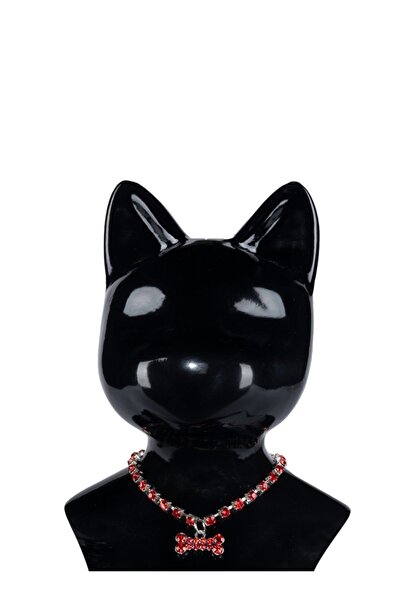 reyselstyle Luxury Red Zircon Stone Cat and Dog Collar