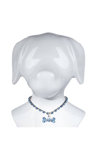 reyselstyle Luxury Blue Zircon Stone Cat and Dog Collar
