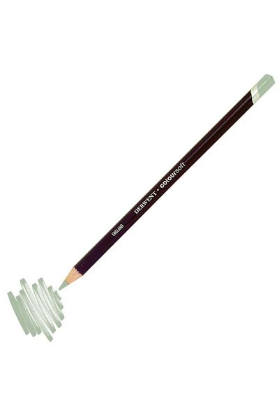 Derwent Coloursoft C710 Dry Crayons - White & Gray
