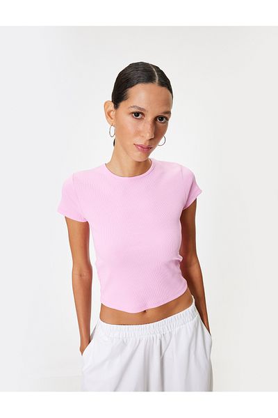 Koton Round NecK Basic Cotton Short Sleeve T-shirt