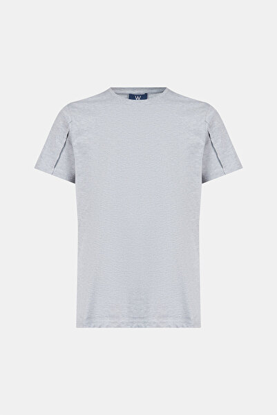 W Collection Gray Crew Neck T-Shirt