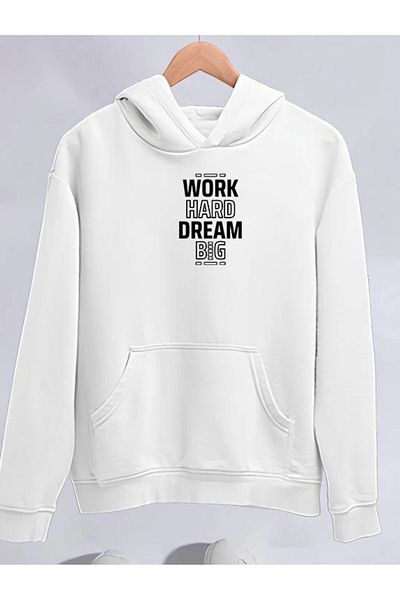 İpeksi Silky Winter Three Thread Hooded Sweatshirt - White